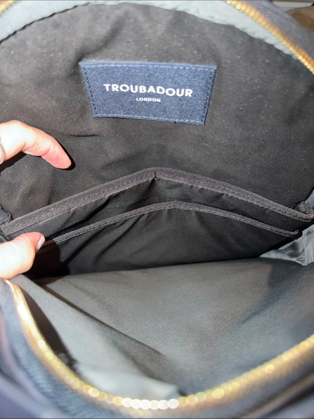 Troubadour Navy Blue “Momentum” Travel Backpack